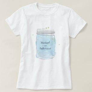 Camiseta Mason Jar y las luciérnagas