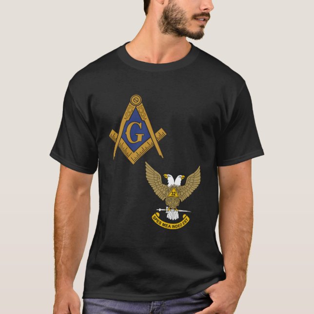 Camiseta Mason Scottish Rite Long Sleeve Shirt Masonic 32Nd (Anverso)