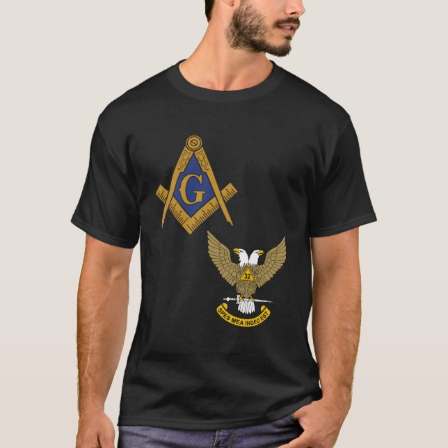 Camiseta Mason Scottish Rite Long Sleeve Shirt Masonic 32Nd (Anverso)