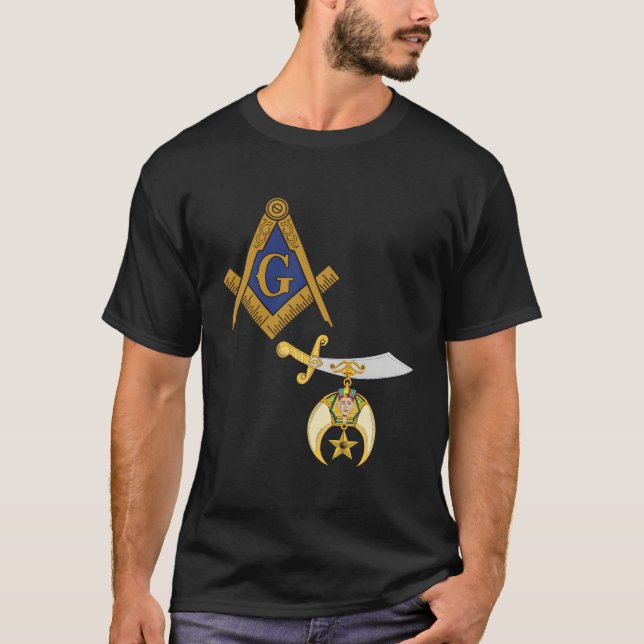 Camiseta Mason Shriner Split Masonic Shrine Noble (Anverso)