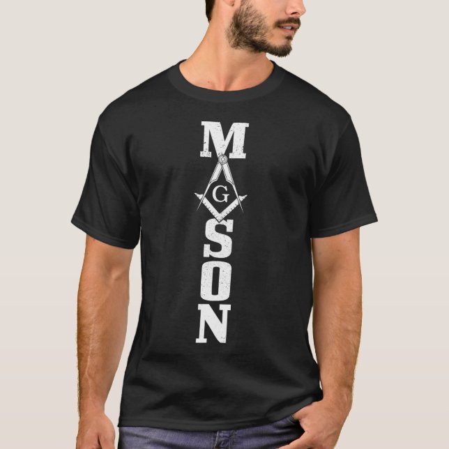 Camiseta Mason Square _ Compass Masonic Freemason Sh (Anverso)