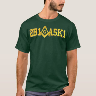 Camiseta Masonic 2B1ASK1 Square Y Compass Freemason