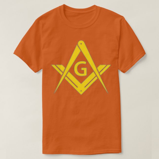 Camiseta Masonic Shirt Square Compass Freemason (Diseño del anverso)