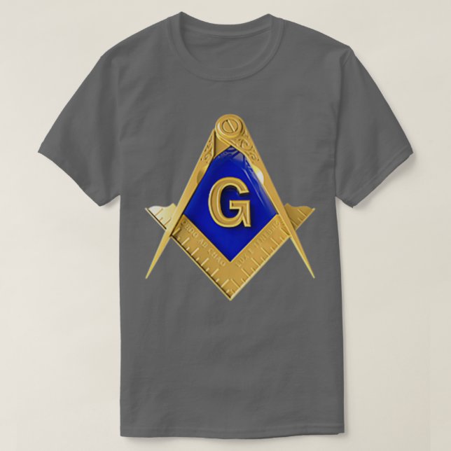 Camiseta Masonic Shirt Square Compass Freemason Lodge (Diseño del anverso)