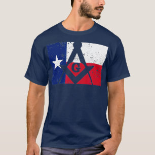 Camiseta Masonic Square Compass Freemason