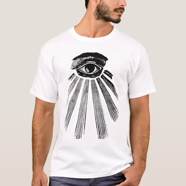 Camiseta masónico, cuadrado y commpass, freemason 1 (Anverso)