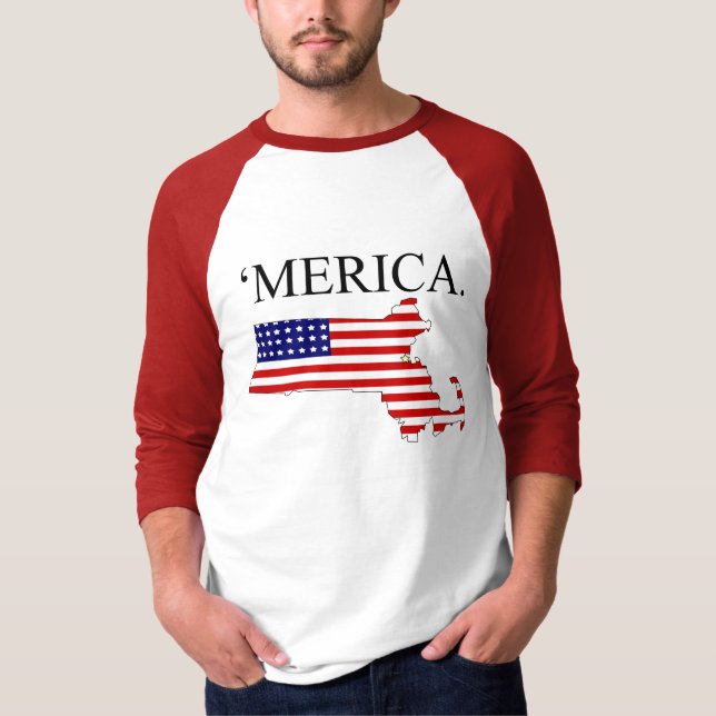 Camiseta Massachusetts América (Anverso)