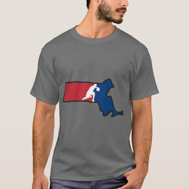 Camiseta Massachusetts Basketball USA Colors (Anverso)