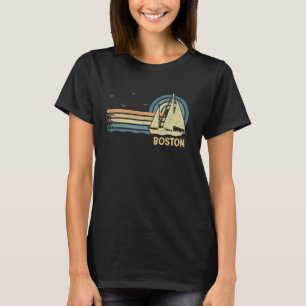 Camiseta Massachusetts Boston Vailing Vintage Sailboat Summ
