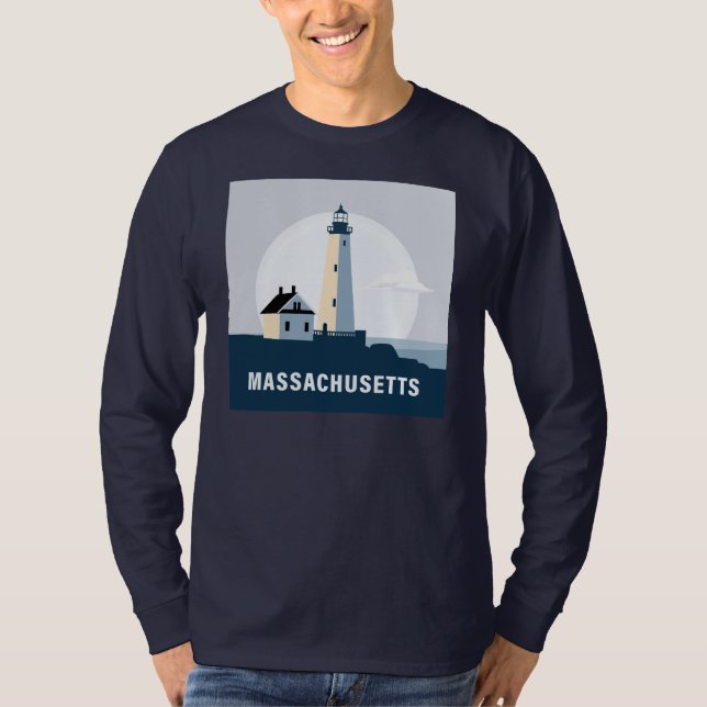 Camiseta Massachusetts (Estados Unidos de América) (Anverso)