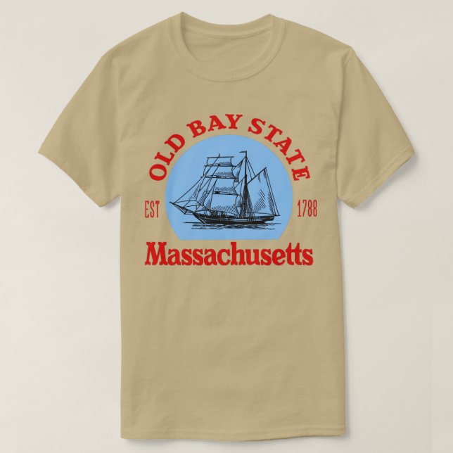 Camiseta Massachusetts estatales de Old Bay (Diseño del anverso)