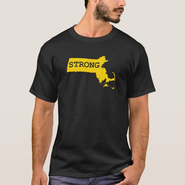 Camiseta Massachusetts fuerte (Anverso)