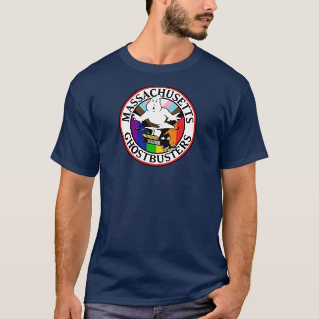 Camiseta Massachusetts Ghostbusters Pride Logo Shirt (Anverso)