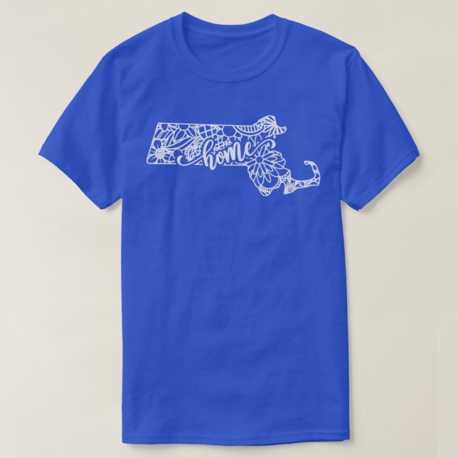 Camiseta Massachusetts Home Mandala (Diseño del anverso)