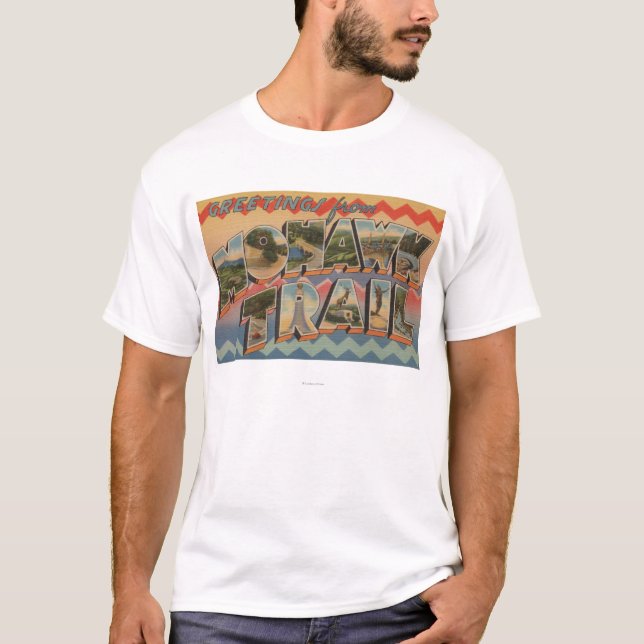 Camiseta Massachusetts - saludos del rastro del Mohawk (Anverso)