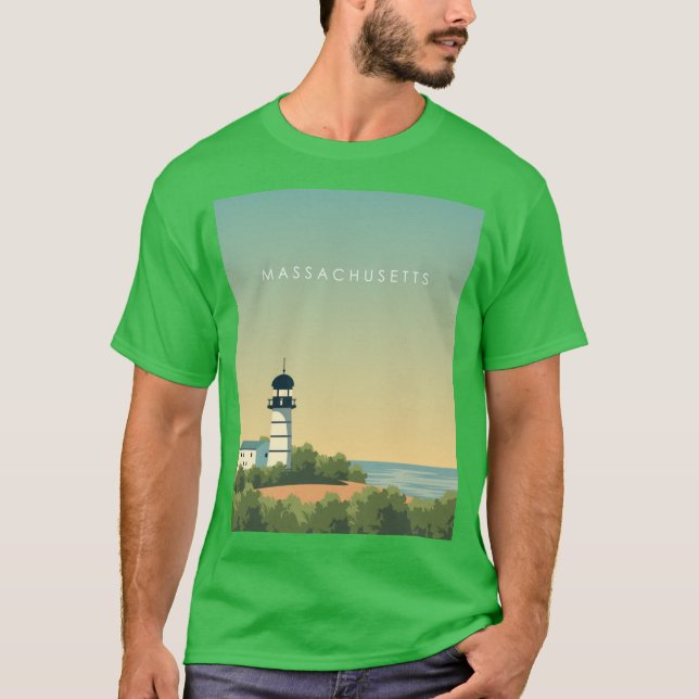 Camiseta massachusetts Sobredimensionado (Anverso)