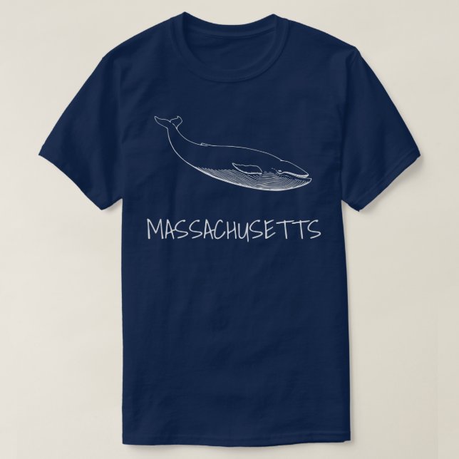 Camiseta MASSACHUSETTS Whale Watching Whale quotes  (Diseño del anverso)