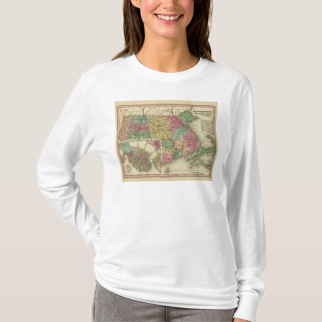 Camiseta Massachusetts y Rhode Island (Anverso)
