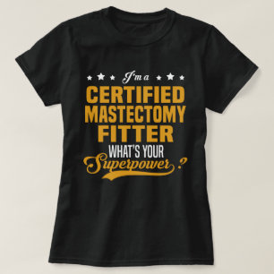 Camiseta Mastectomía certificada Fitter