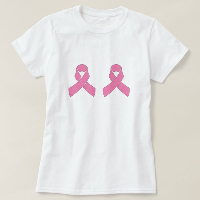 Camiseta Mastectomía del superviviente del cáncer de pecho (Diseño del anverso)