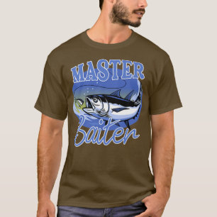 Camiseta Master Baiter Funny Fisherman Meme Bass Pescando 2
