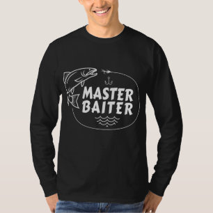 Camiseta Master Baiter Funny Pescador Chiste Dad Gra