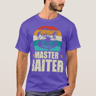 Camiseta Master Baiter Retro Vintage Sunset Funny Fishing G