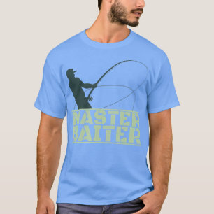 Camiseta Master Baiter s para hombres que pescan divertidos