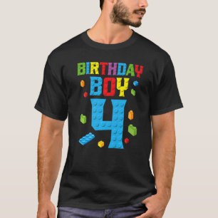 Camiseta Master Builder 4Nacimiento Niño 4 Construcción de