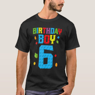 Camiseta Master Builder 6Nacimiento Niño 6 Edificio de seis