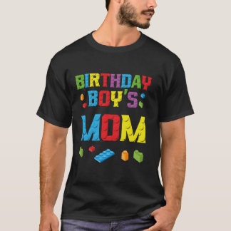 Camiseta Master Builder Birthday Boy s Mom Building Bricks