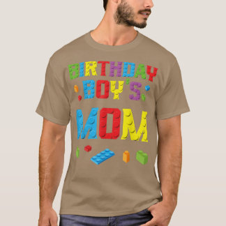 Camiseta Master Builder Birthday Boys Mom Building Bricks B