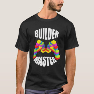Camiseta Master Builder Building Blocks Builders Toyys Funn