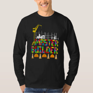 Camiseta Master Builder Building Blocks Ingeniero Bricks Co