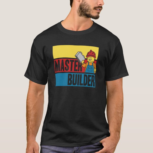 Camiseta Master Builder Building Blocks Men Women Youth (Anverso)