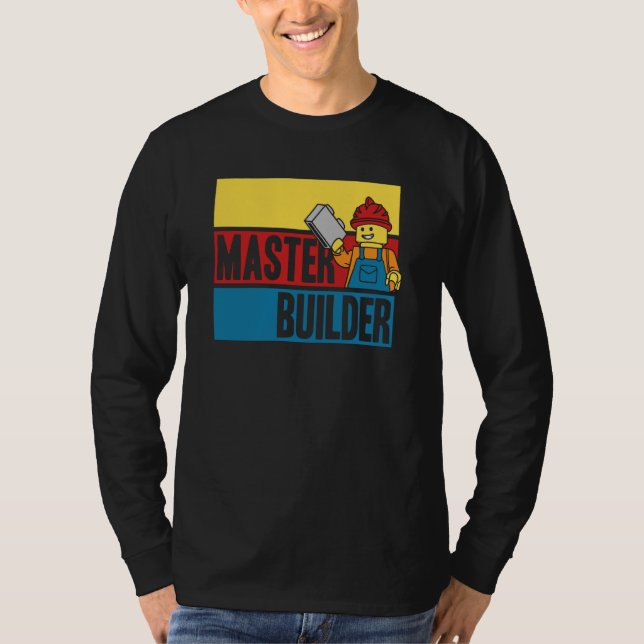 Camiseta Master Builder Building Blocks Men Women Youth (Anverso)