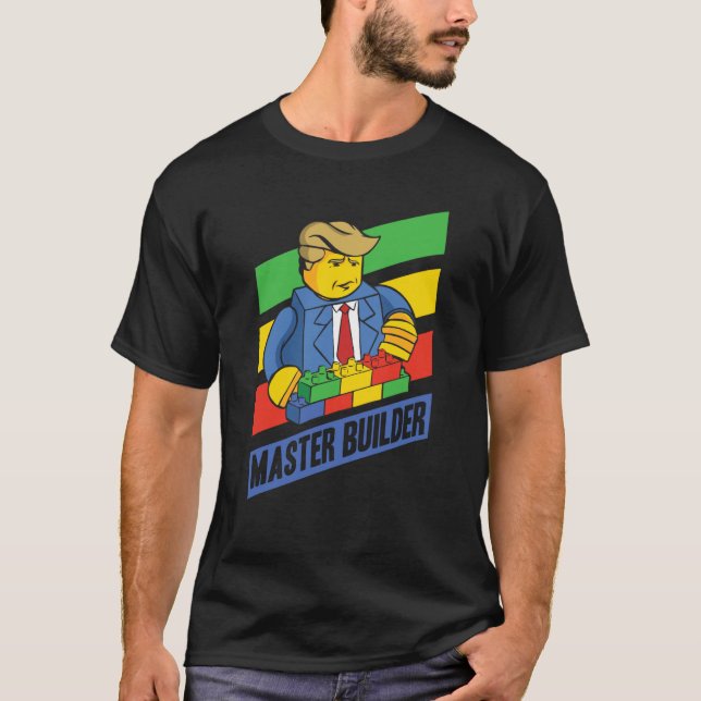 Camiseta Master Builder Building Blocks Men Women Youth  10 (Anverso)