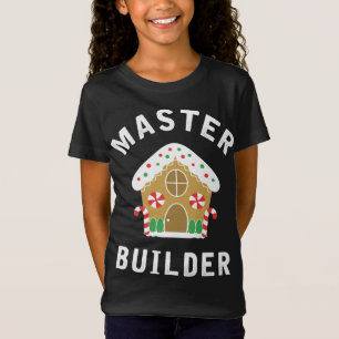 Camiseta Master Builder Gingerbread House Funny Navidades B