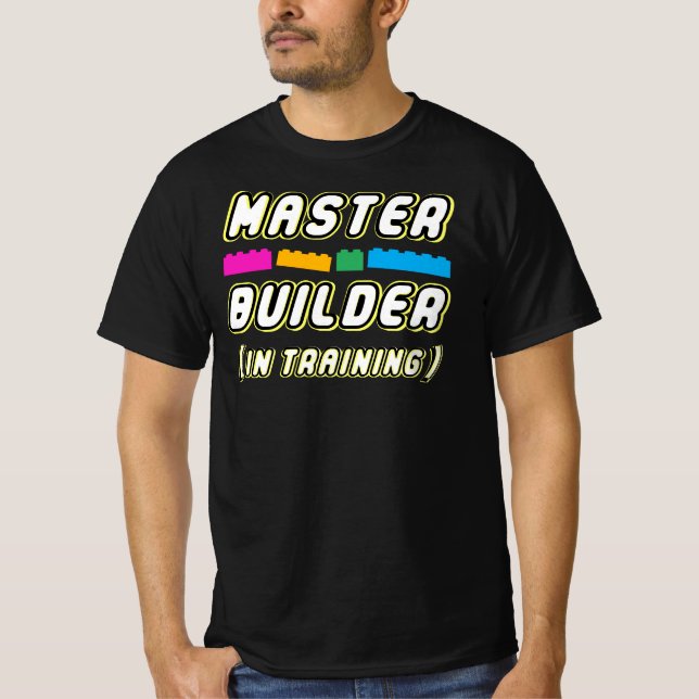 Camiseta Master Builder In Training - Construir Wall Builde (Anverso)