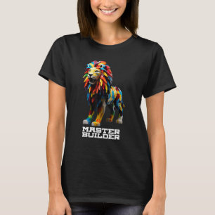 Camiseta Master Builder Kids Building Blocks Toy Master Lio