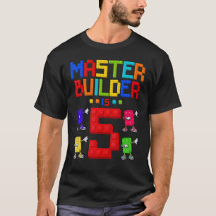 Camiseta Master Builder tiene 5 años de antigüedad 5º cumpl