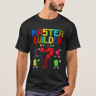 Camiseta Master Builder Tiene 7 Años De Edad Edificio Sépti