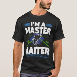 Camiseta Master Byiter Shirt Gracioso Pesca Pescador