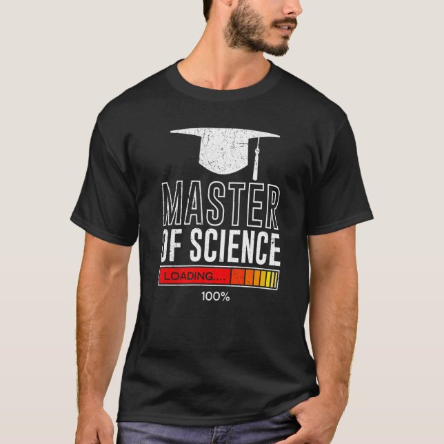 Camiseta Máster de la carga de Mater of Science (Anverso)