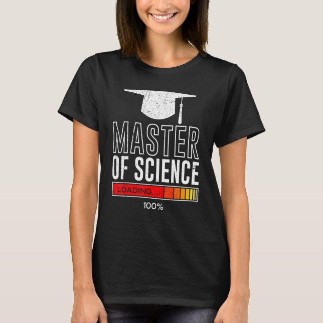 Camiseta Máster de la carga de Mater of Science (Anverso)