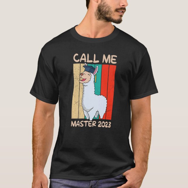 Camiseta Master degree 2023 (Anverso)