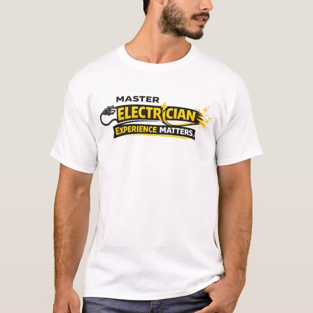 Camiseta Master Electrician Experience Matters Shirt (Anverso)