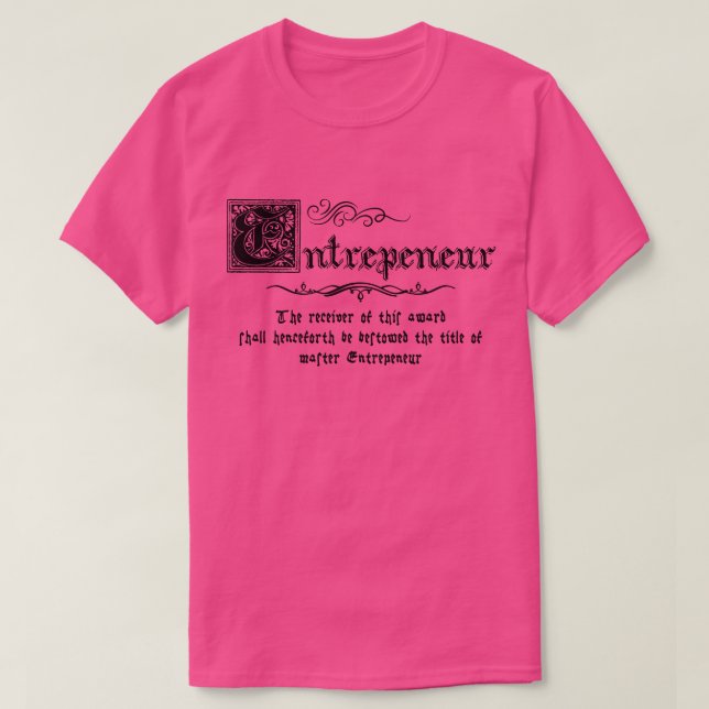 Camiseta Master Empeneur Medieval (Diseño del anverso)