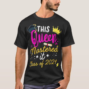 Camiseta Máster en informática de la clase de graduación re