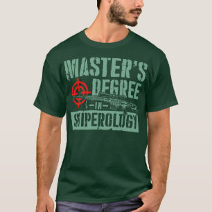 Camiseta Máster en Sniperología regalo de rifa